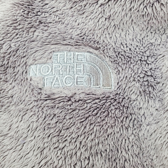The North Face Womens Sweater Fleece Jacket Heather Gray Full Zip Pockets Size M - Picture 10 of 12